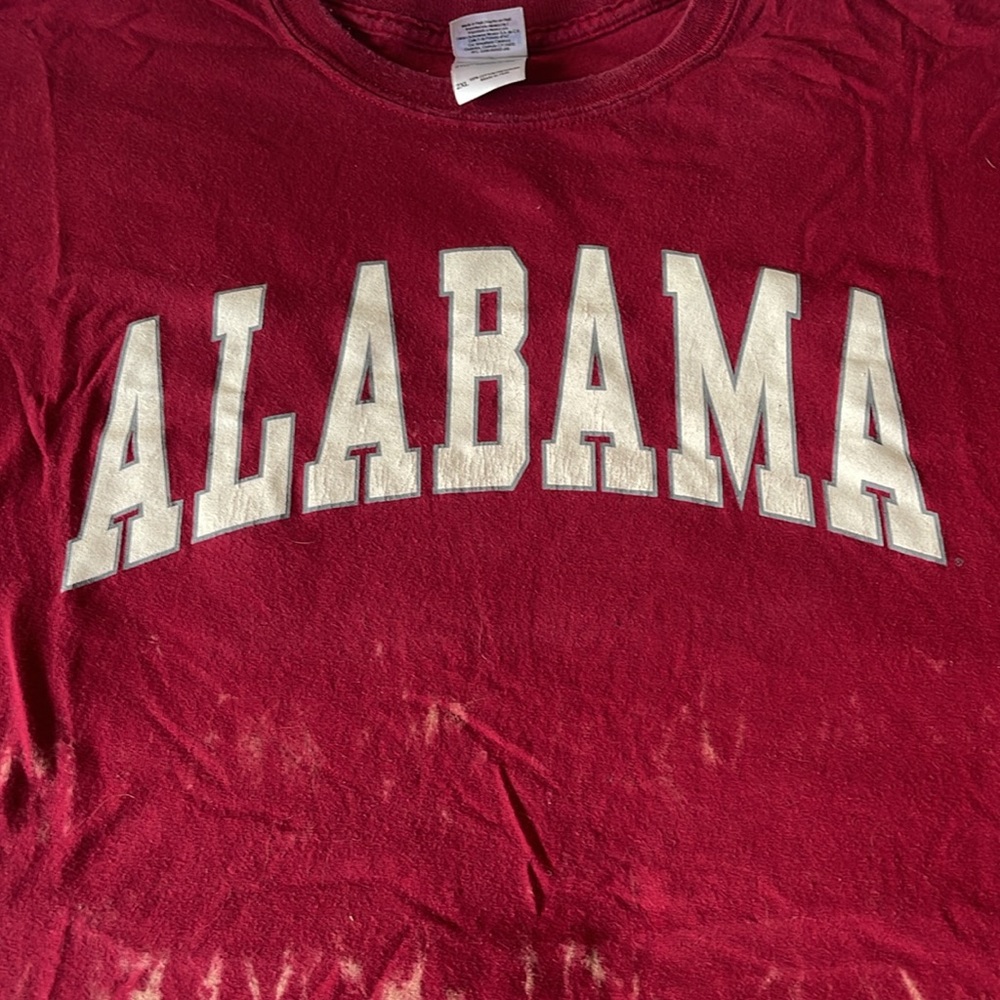 University of Alabama hand dyed Tie-Dye T-Shirt - Picture 2 of 7